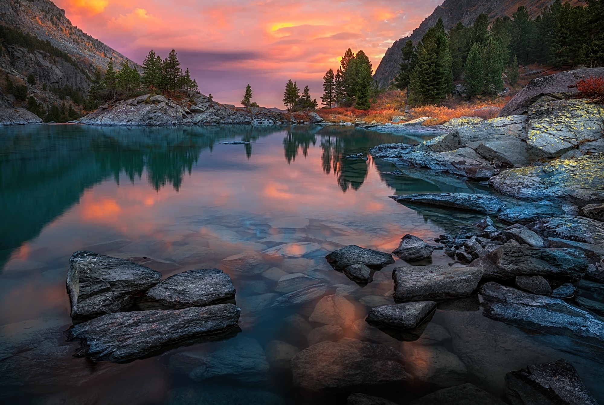 First Light in the Alpine